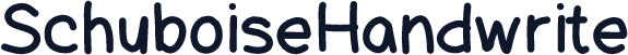 SchuboiseHandwrite