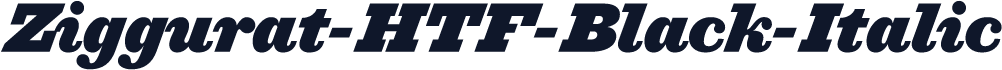 Ziggurat-HTF-Black-Italic