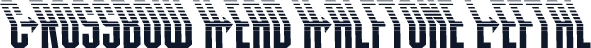 Crossbow Head Halftone Leftal