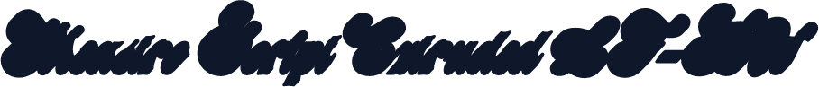 Meastro Script Extruded LF-DW
