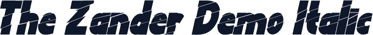The Zander Demo Italic