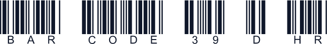 Bar Code 39 d HR