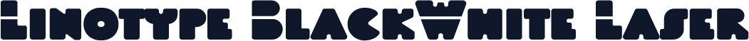 Linotype BlackWhite Laser
