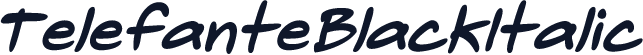 TelefanteBlackItalic