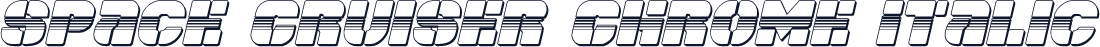 Space Cruiser Chrome Italic