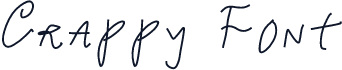 Crappy Font