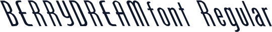 BERRYDREAMfont Regular