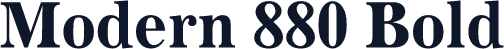 Modern 880 Bold