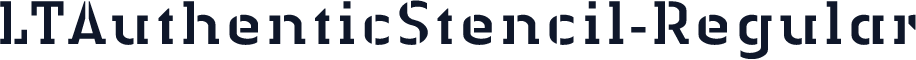 LTAuthenticStencil-Regular