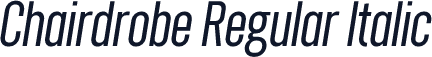 Chairdrobe Regular Italic