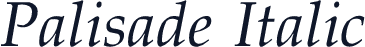 Palisade Italic