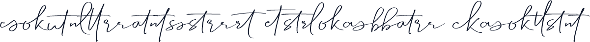 Handkerchief Ligature Italic