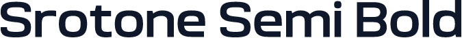 Srotone Semi Bold