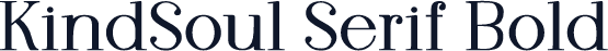 KindSoul Serif Bold