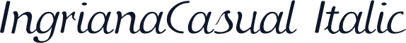 IngrianaCasual Italic