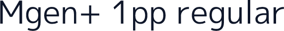 Mgen+ 1pp regular