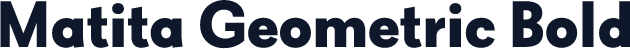 Matita Geometric Bold