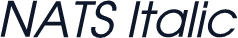 NATS Italic