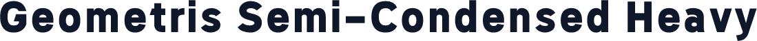 Geometris Semi-Condensed Heavy