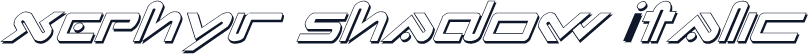 Xephyr Shadow Italic