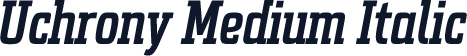 Uchrony Medium Italic