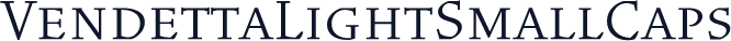 VendettaLightSmallCaps
