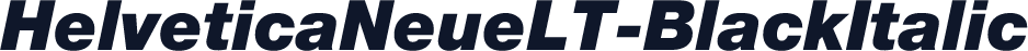 HelveticaNeueLT-BlackItalic