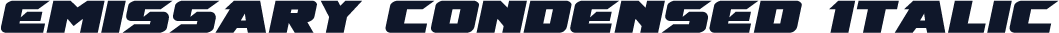 Emissary Condensed Italic