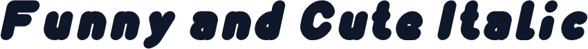 Funny and Cute Italic