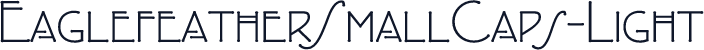 EaglefeatherSmallCaps-Light