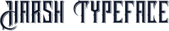 Harsh Typeface