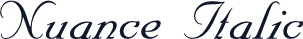 Nuance Italic