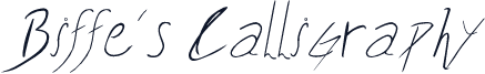 Biffe´s Calligraphy