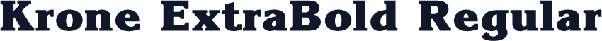 Krone ExtraBold Regular
