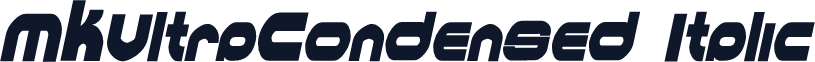 MKUltraCondensed Italic