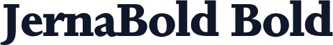 JernaBold Bold
