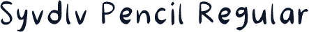 Syvdlv Pencil Regular