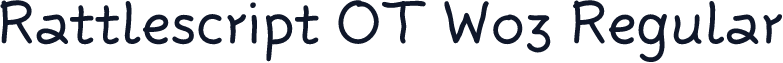 Rattlescript OT W03 Regular