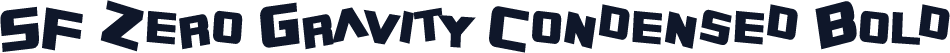 SF Zero Gravity Condensed Bold