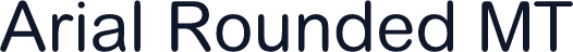 Arial Rounded MT