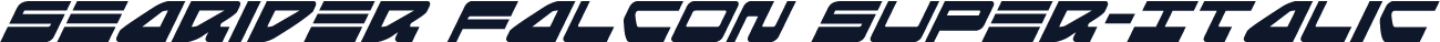 Searider Falcon Super-Italic