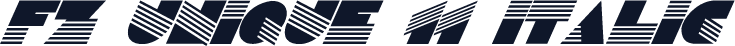 FZ UNIQUE 11 ITALIC