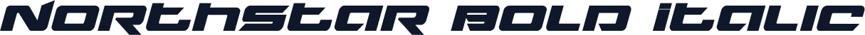 Northstar Bold Italic