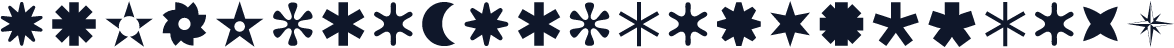 Dingbats2StarsFlowersOT