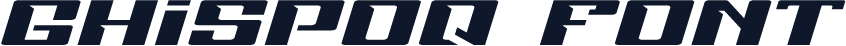 Ghispoq Font