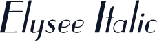 Elysee Italic
