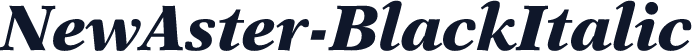 NewAster-BlackItalic