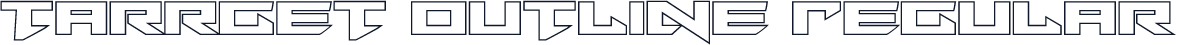 Tarrget Outline Regular