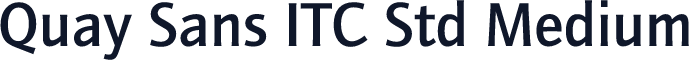 Quay Sans ITC Std Medium