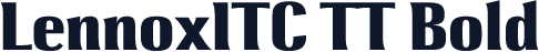 LennoxITC TT Bold